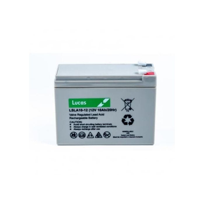 Batterie Plomb étanche Stationnaire Lucas VRLA AGM LSLA10-12 12V 10Ah