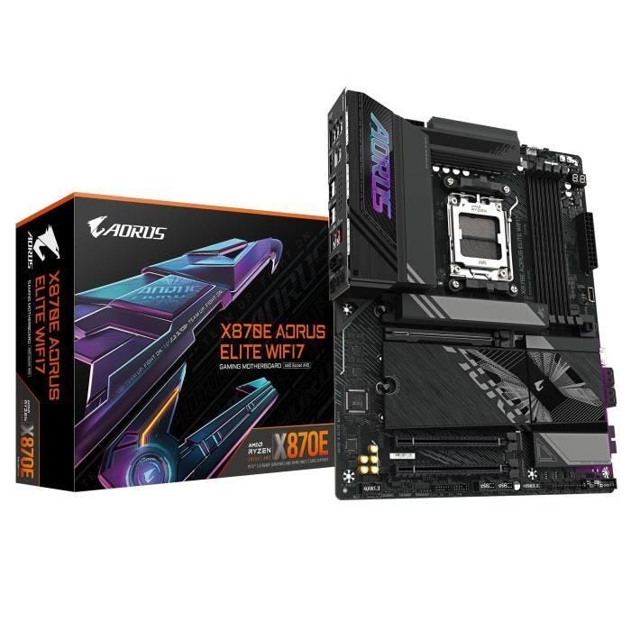 Carte mère - GIGABYTE - X870E A ELITE WIFI7 - Socket AM5 - DDR5 - Wi-Fi 7