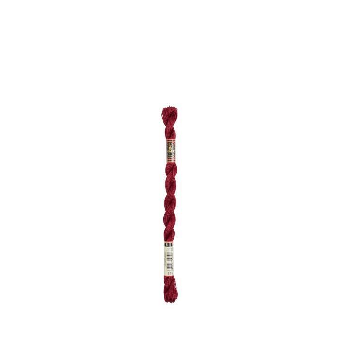 Fil - DMC - Coton Perlé Médium N5 - Couleur 815 - 100% Coton - 15 mètres
