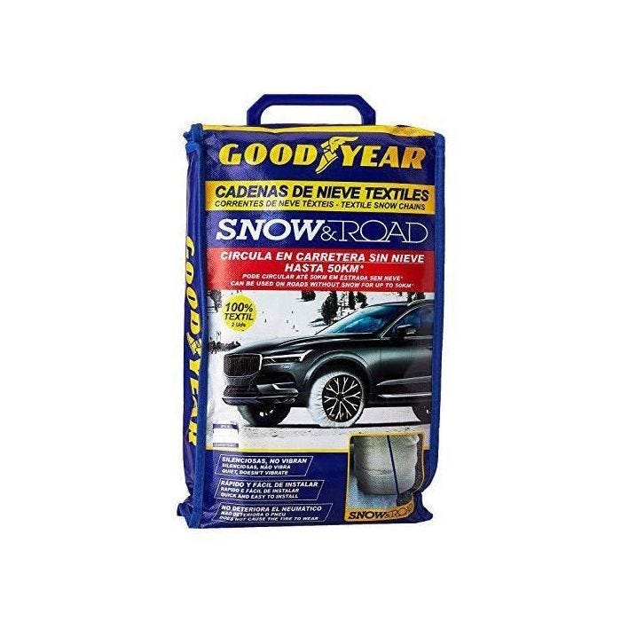 Chaînes à neige - Goodyear - SNOW & ROAD (XL) - Automatique - Noir - TUV