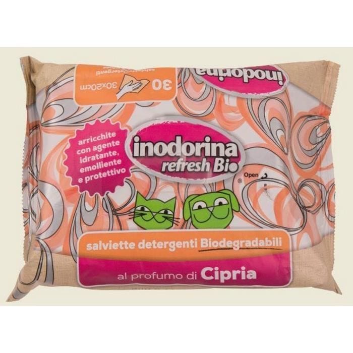 INODORINA Lingettes Bio Poudre Hygiène Dog
