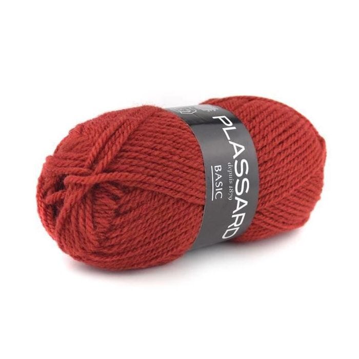 Laine Plassard Basic Tuile (53) - PLASSARD - Laine Intemporelle - Blanc - Tuile (53)