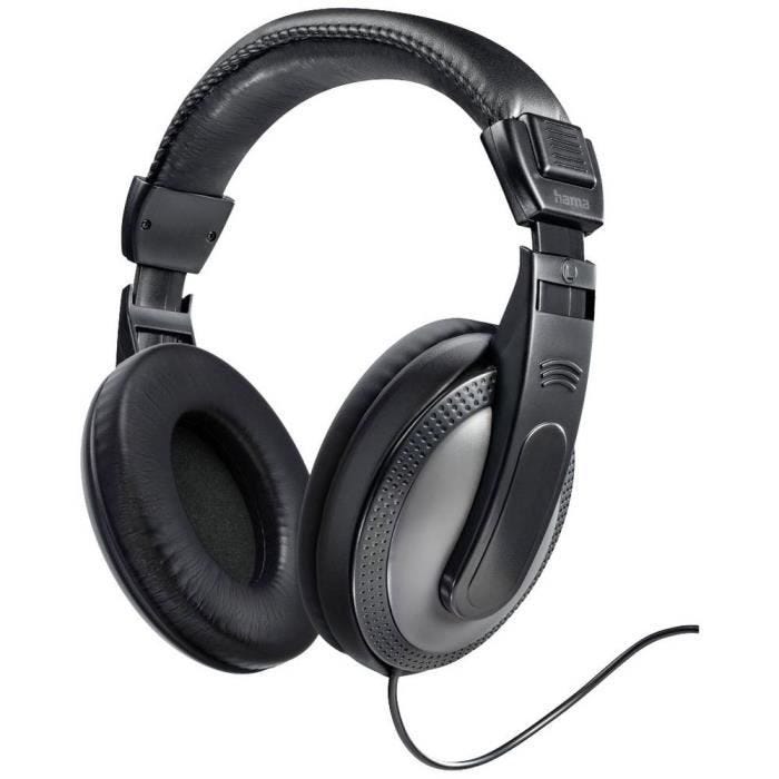 Casque - HAMA - ShellTV - Filaire - Sur-oreille - Confort optimal pour TV et musique