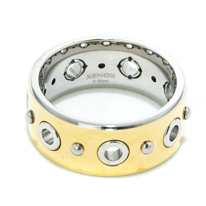 Bague femme - Xenox - X1485G-52 - Doré - Taille 52 - Zirconium scintillant
