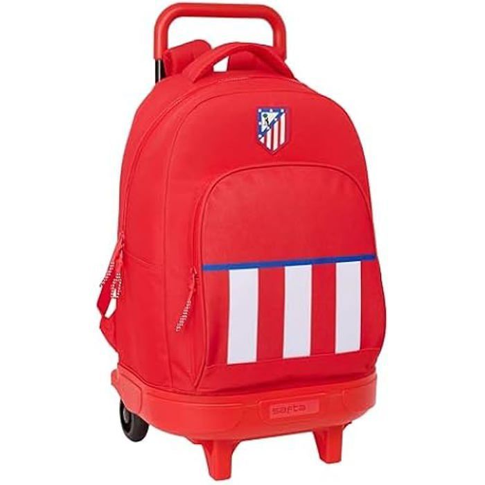 Sac à dos à roulettes compact amovible Safta ATLÉTICO DE MADRID