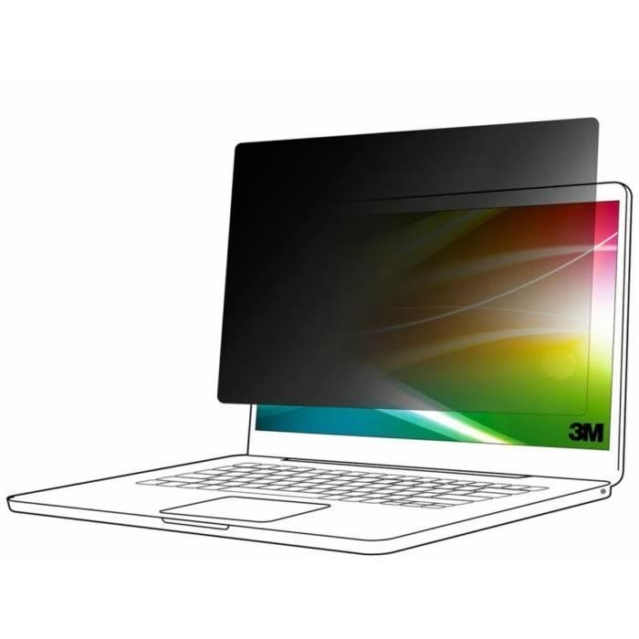 Filtre de confidentialité - 3M - Bright Screen - 17.3p 16:9 - Protection anti-rayures - Finition mate