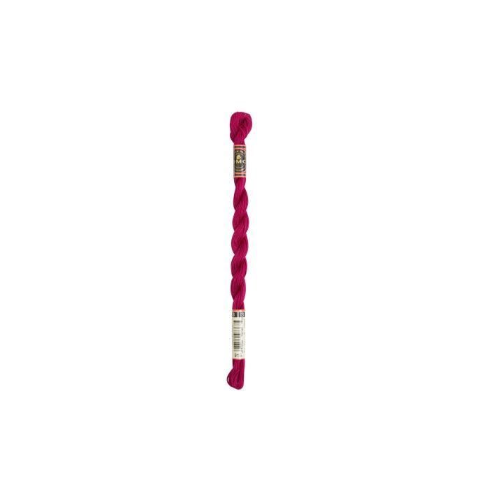 Fil - DMC - Coton Perlé Small N8 - Couleur Violet - 100% Coton - 25 mètres