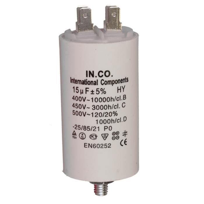 SOS Accessoire Condensateur 15mf universel pour Sèche-linge WHIRLPOOL 481010344796, C00317456 - Sèche-linge - ARISTON HOTPOINT, BALA