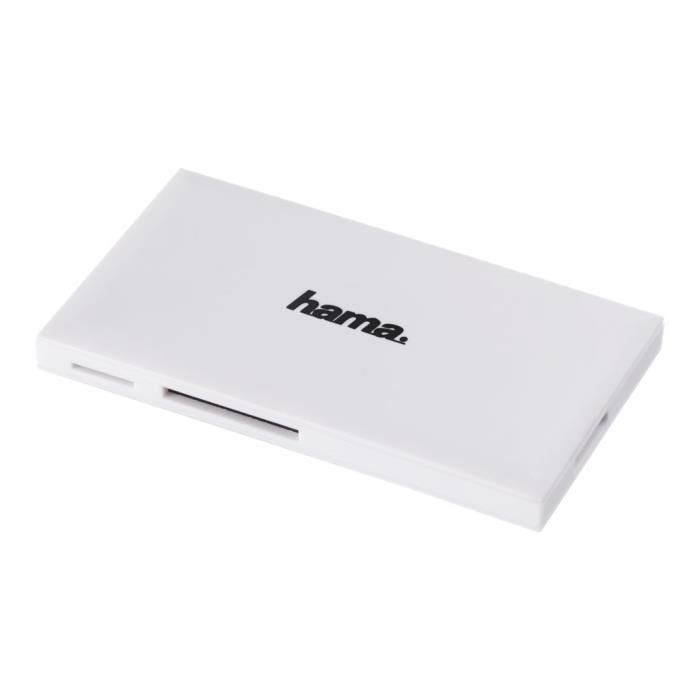 Hama Lecteur de carte (CF I, MS, MS PRO, SD, MS Duo, MS PRO Duo, microSD, SDHC, microSDHC, MS PRO-HG Duo, SDXC, microSDXC) USB…