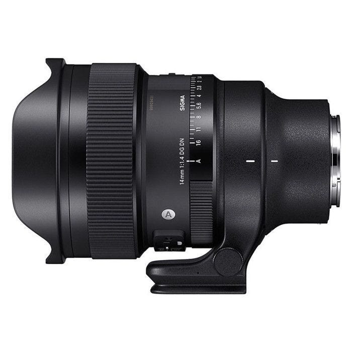 Objectif grand angle - SIGMA - 14mm - Ouverture f/1.4 - Monture Sony E - Stabilisateur optique