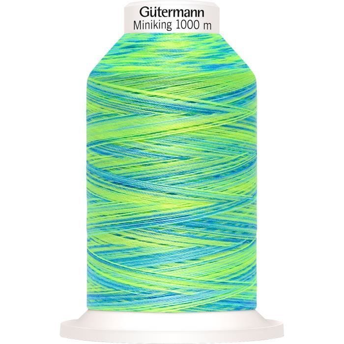 Fil à coudre Gütermann Miniking Multicolor, N° 120 Fil à coudre Gütermann Miniking Multicolor, N° 120, 1000 m 9968 Lime