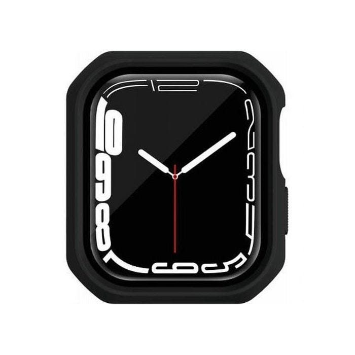 Coque pour Apple Watch 42-44mm Hybrid Renforcée Solid R 100% Plastique recyclé Itskins Noir