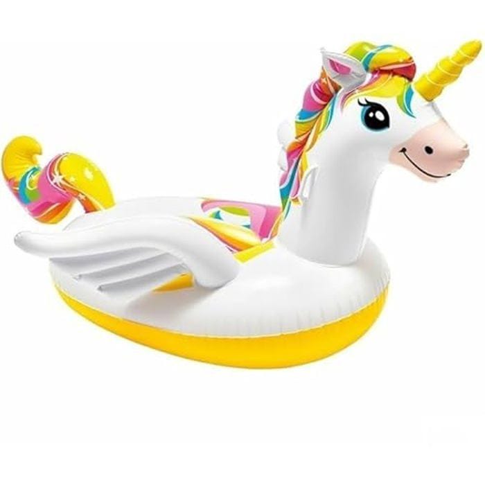 Matelas Gonflable - INTEX - Licorne - Multicolore - 28,5 x 45,5 x 26 cm - Pour Enfants à partir de 3 ans