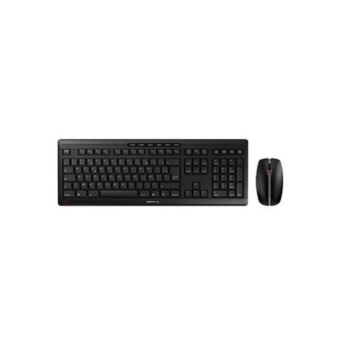 Ensemble clavier et souris Cherry STREAM DESKTOP RECHARGE - Ensemble clavier et souris sans fil premium rechargeable avec cryptage A