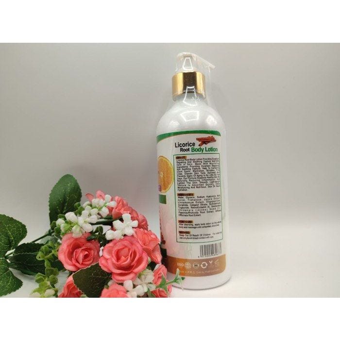 Lait anti âge Licorice aux extraits des plants