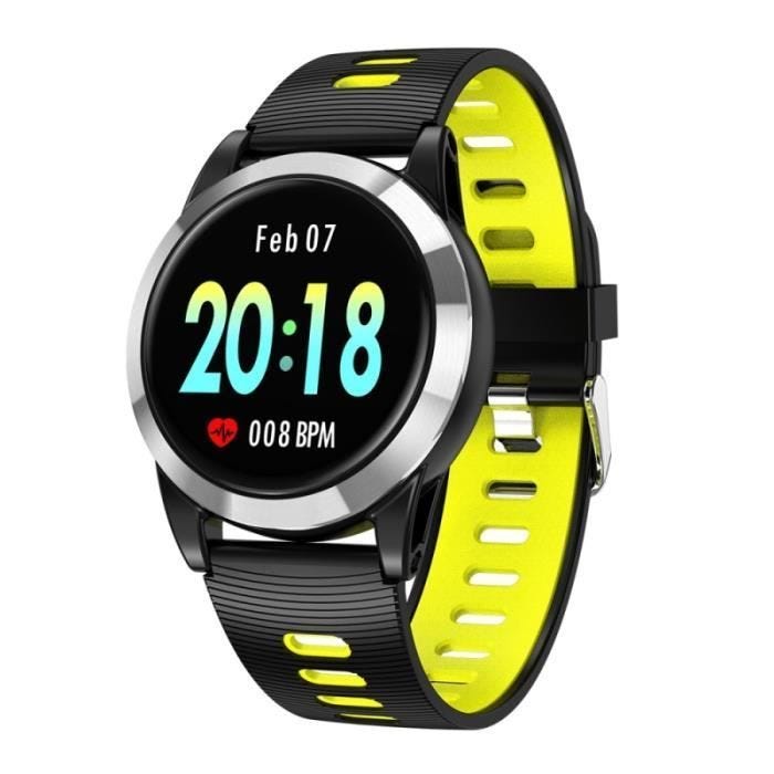 Montre Connectée iPhone Android Bracelet Cardio 1.3 Pouce Photo à Distance Vert - YONIS
