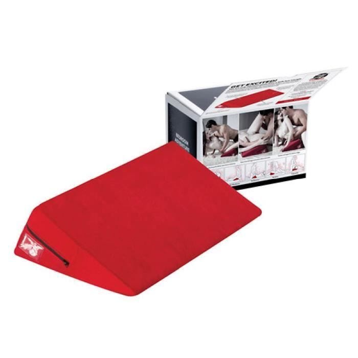 Coussin rouge Wedge