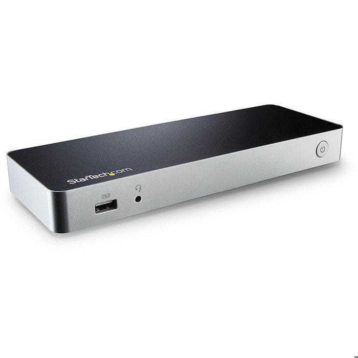 STARTECH Station d'accueil USB-C double affichage pour PC portable Windows - MST et Power Delivery 60W - Adaptateurs HDMI