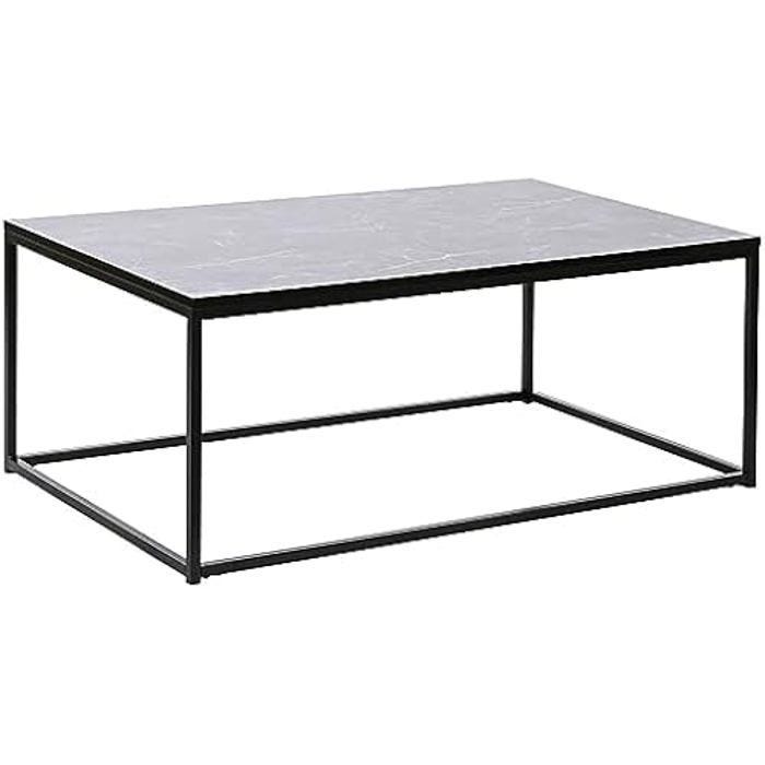 Table Basse - DKD HOME DECOR - Multicolore - Métal et MDF - 100x60x40 cm - Design Contemporain