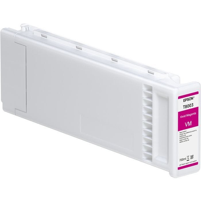 Cartouche d'encre Epson T8003 - 700 ml - Magenta vif - originale - pour SureColor SC-P10000, SC-P20000