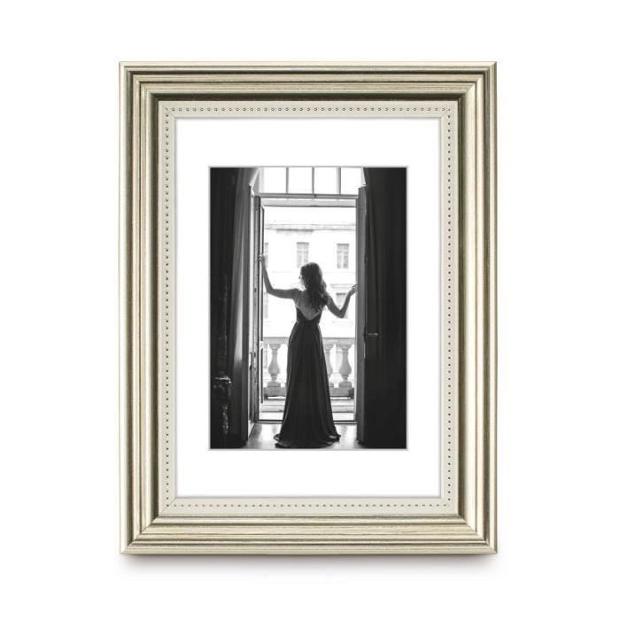 Cadre photo - Vienne - Argenté - 30 x 40 cm - Plastique - Style classique intemporel