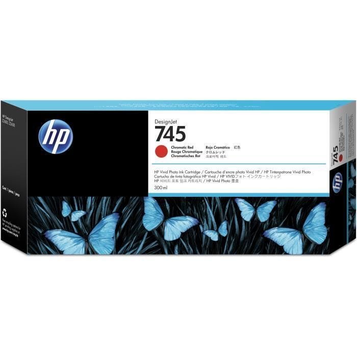 HP Cartouche d'encre 745 - Chromatic rouge 300 ml