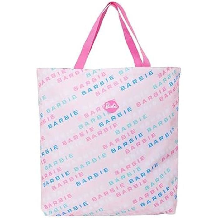 Sac shopping pour femme SAFTA BARBIE LOGOMANIA - Confortable et résistant - 50 x 10 x 45 cm - Rose