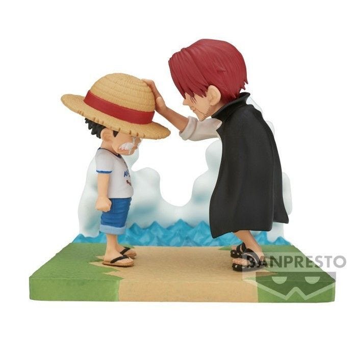 ONE PIECE - MONKEY.D.LUFFY & SHANKS WORLD COLLECTABLE FIGURE LOG STORIES