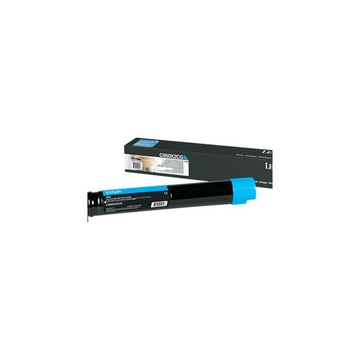 LEXMARK Cartouche de toner C950 - Capacité standard 24.000 pages - Cyan