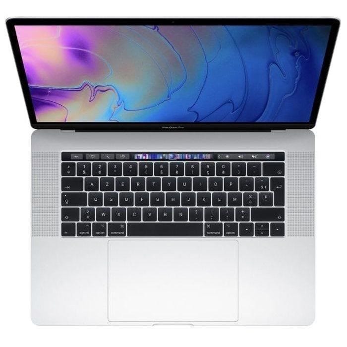 MacBook Pro Touch Bar 15" i7 2,6 Ghz 16 Go RAM 512 Go SSD Argent (2018) - Reconditionné - Etat correct