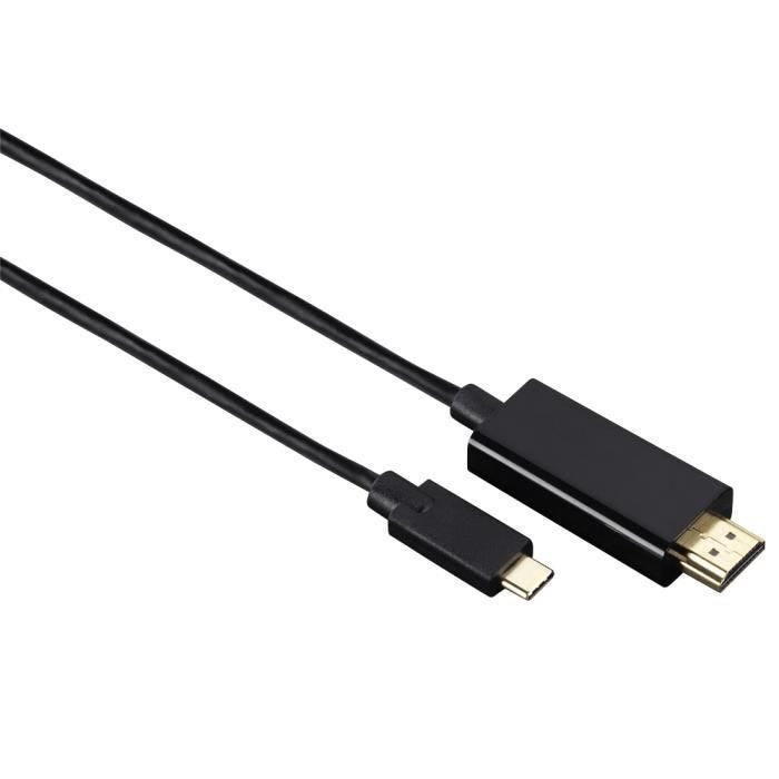 Hama 00122205, 1,8 m, USB C, Noir