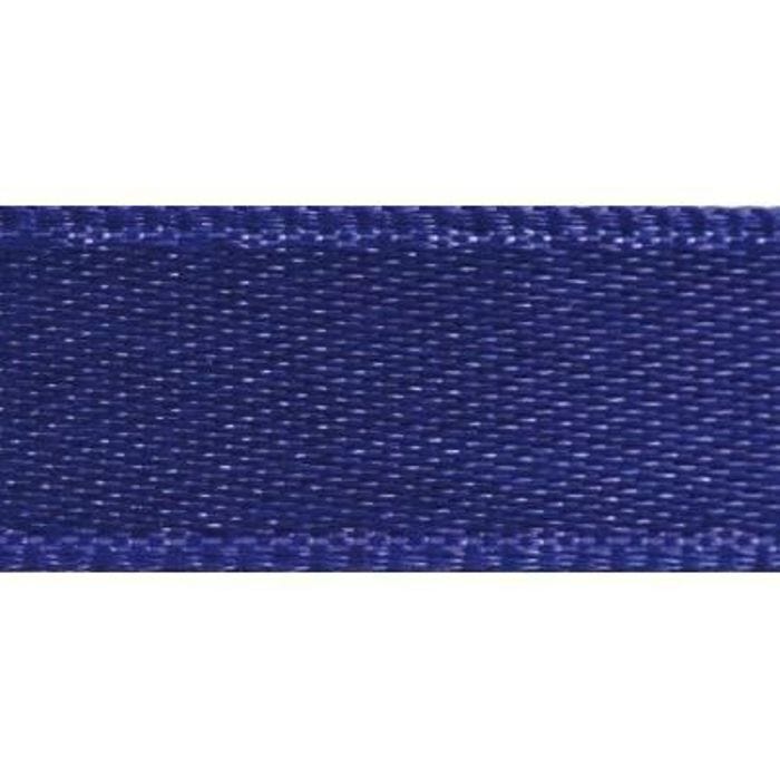 Ruban satin - Rayher - 10 mm - 10 m - Bleu foncé - Idéal pour décoration et couture