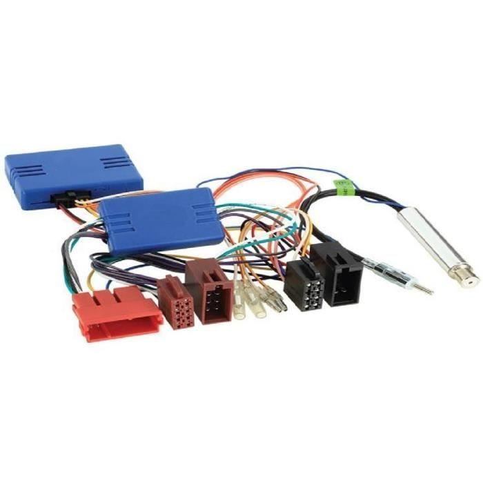 Fiches Autoradio ISO AI96 - Audi - A3 A4 - Ampli Non Bose - Canbus Après Contact - Bleu