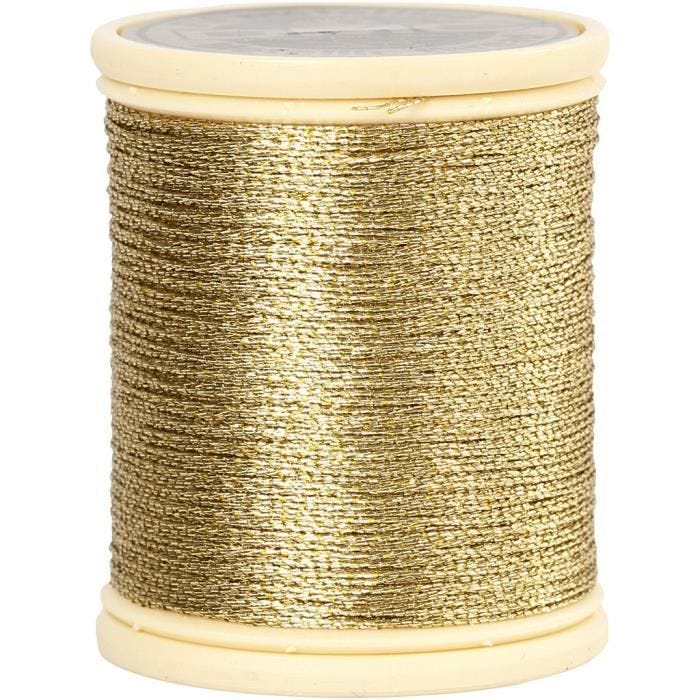 Fil fin avec effet métallique - utilisé pour le point de croix, la broderie fine et autres travaux d'aiguille. réf 51534