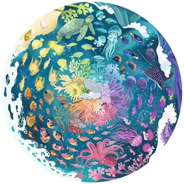 Puzzle rond 500 pièces Océan, Circle of Colors, Puzzle Adulte, dès 12 ans, 17170, Ravensburger