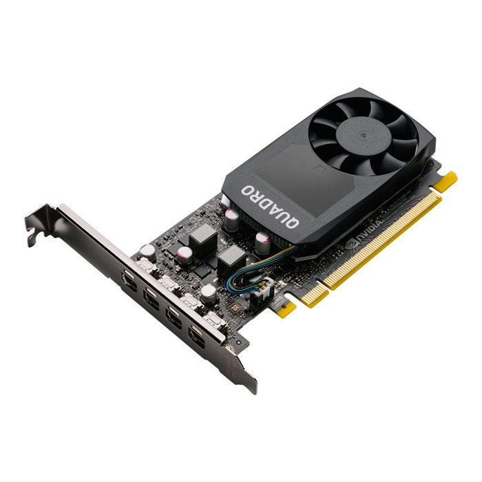 Carte graphique - PNY - Quadro P1000 V2 - 4 Go - GDDR5 - PCI Express 3.0 x16