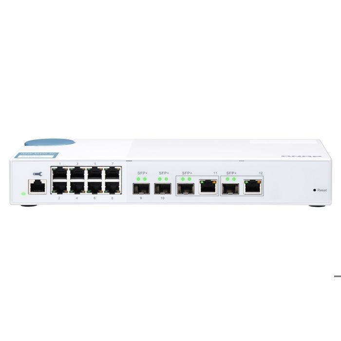 Commutateur - QNAP - QSW-M408-2C - Géré - 2 x 10 Gigabit SFP+ - 12 Ports