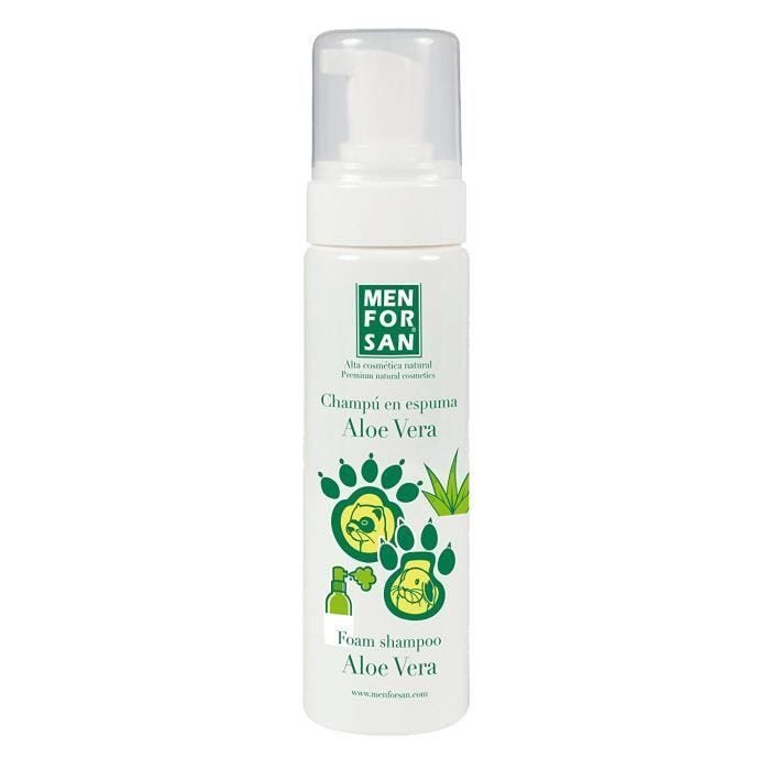 Menforsan Shampooing Mousse à l'Aloe Vera pour Rongeur/Furet 200 ML - 54139MFR063