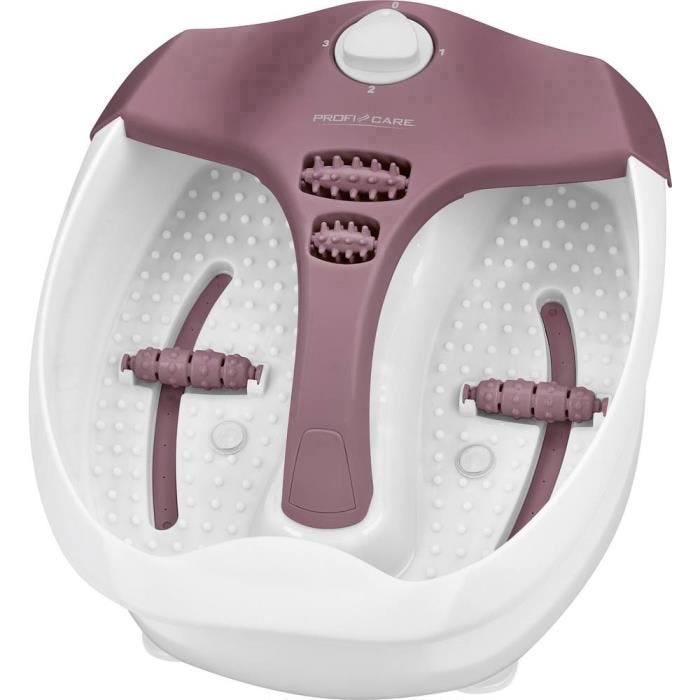 Appareil de massage pour les pieds Profi-Care PC-FM 3027 - Blanc-rouge - 80 W