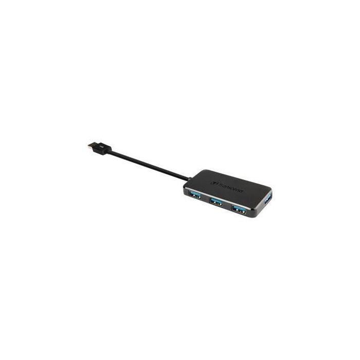 Concentrateur HUB2 - TRANSCEND - 4 x SuperSpeed USB 3.0 - Ordinateur de bureau