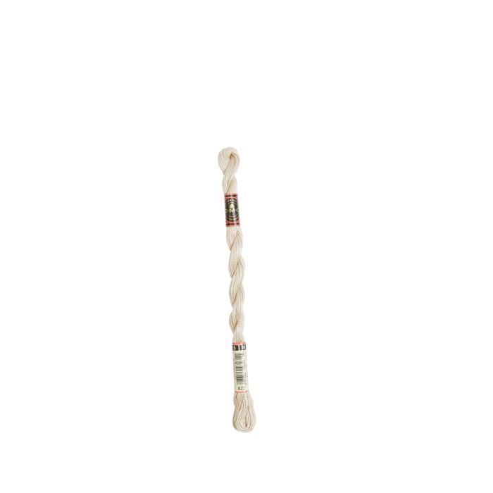 Fil - DMC - Coton Perlé Médium N5 - Couleur 822 - 100% coton - 15 mètres