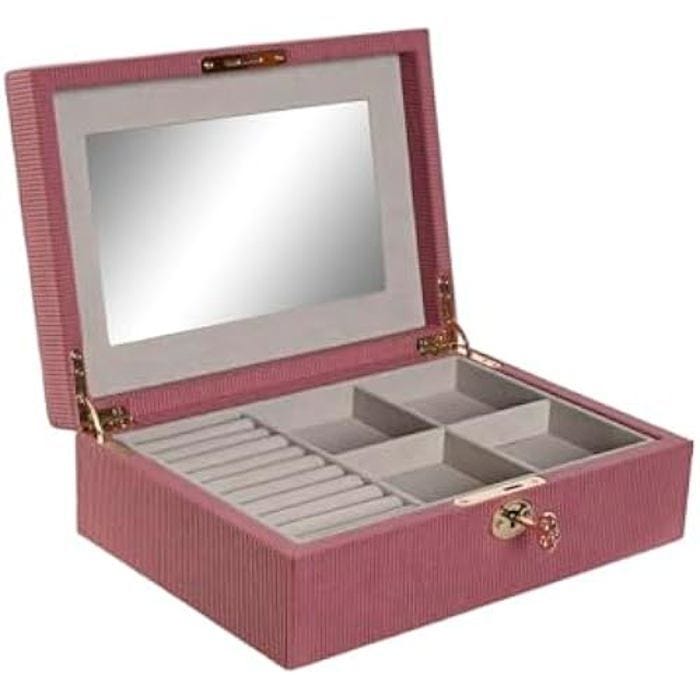 Boîte à bijoux - HOME ESPRIT - Multicolore - 27 x 19 x 9 cm - Mixte - Adulte