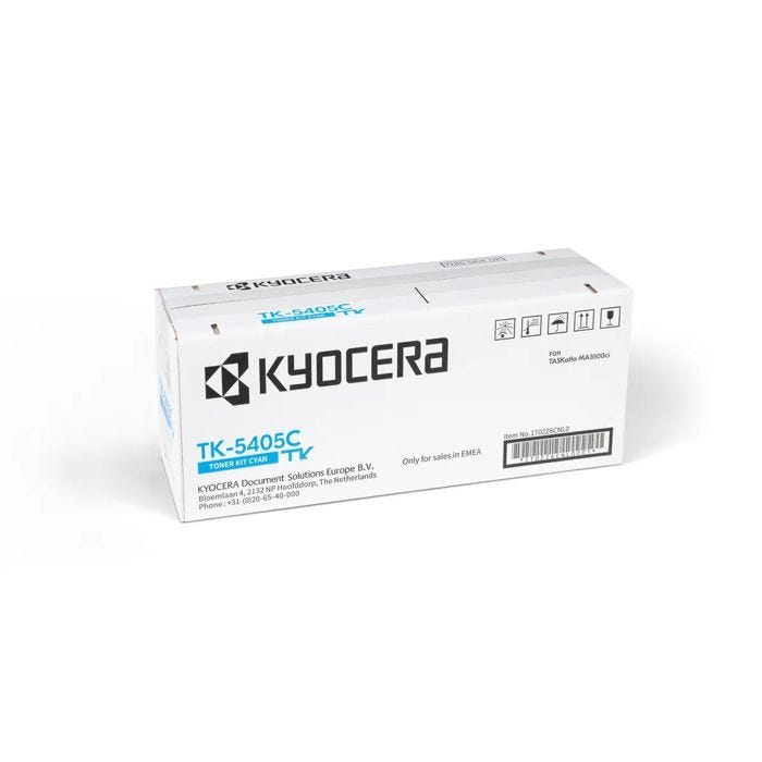 Cartouche de toner - KYOCERA - TK-5405C - Cyan - Rendement 12000 pages