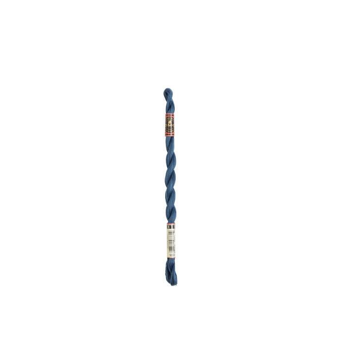 Fil - DMC - Coton Perlé Small N8 - Couleur 930 - 100% Coton - 25 mètres