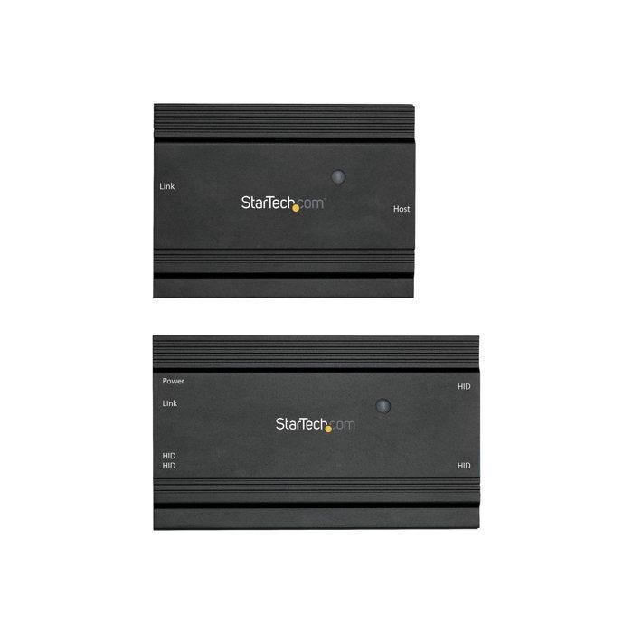 StarTech.com Hub USB 2.0 sur Câble Ethernet CAT5e-CAT6 Unique (RJ45) - 4 Ports - 100m - Concentrateur Extension USB - Boitier Métal