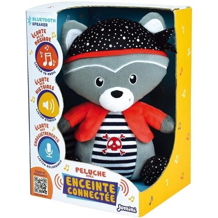 Peluche John Le Raton +/-20cm Enceinte Bluebooth