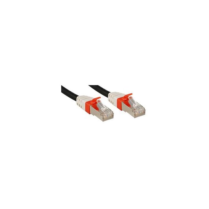 LINDY Câble réseau patch cat.6A S/FTP PIMF Premium - Cuivre - 10 Gbit - 500Mhz - LSOH - 30m - Noir