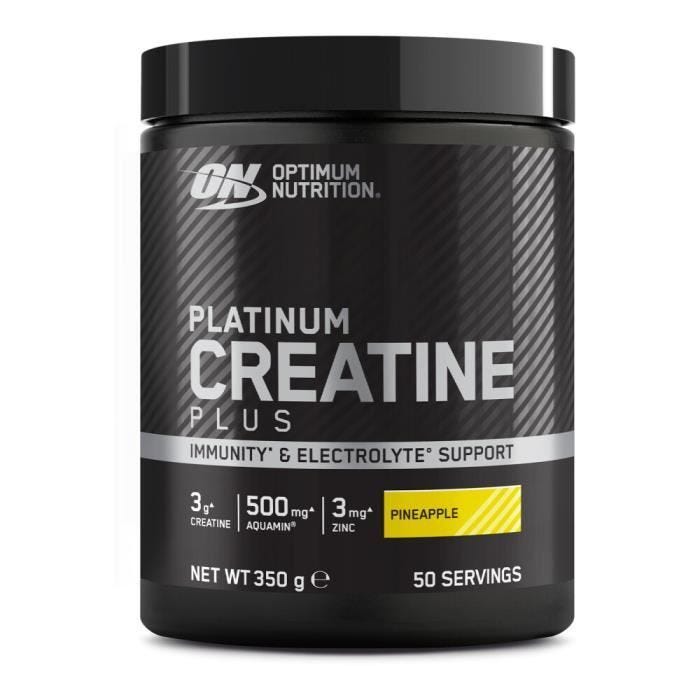 Créatine Optimum Nutrition - Platinum Creatine Plus - Pineapple 350g