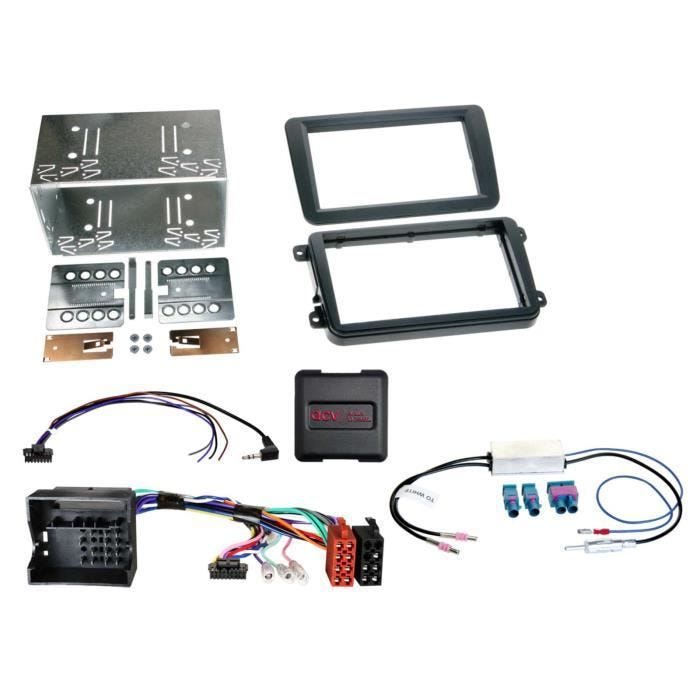 Kit 2-DIN Seat/Skoda/VW différents véhicules SWC/ensemble antenne