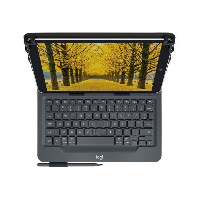Clavier et étui LOGITECH Universal Folio - Sans fil - Bluetooth 3.0 - AZERTY - Noir